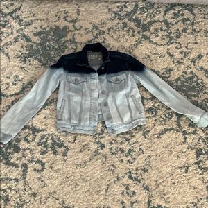 Ombré jean jacket
